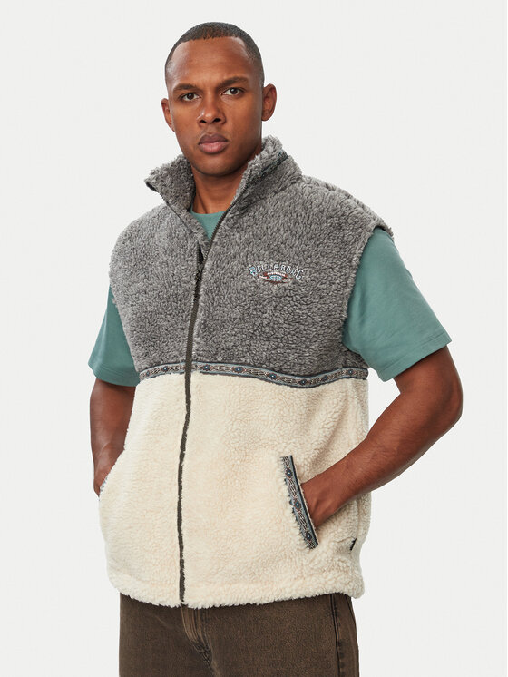 Billabong Bezrękawnik EBYPF03002 Szary ciemny Regular Fit