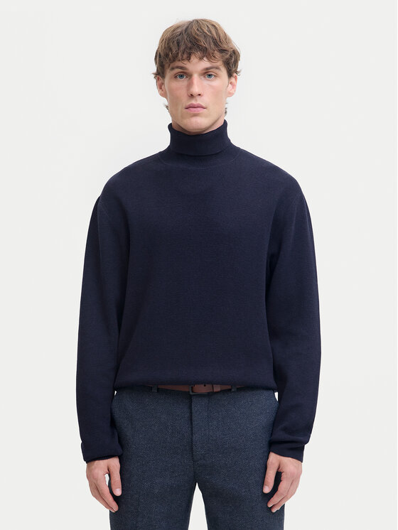 Jack & Jones Golf Milano 12285093 Granatowy Relaxed Fit