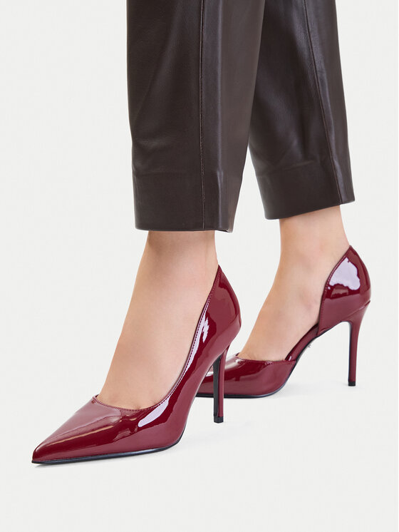 DeeZee Szpilki CEO-WSS21798-01 Bordowy