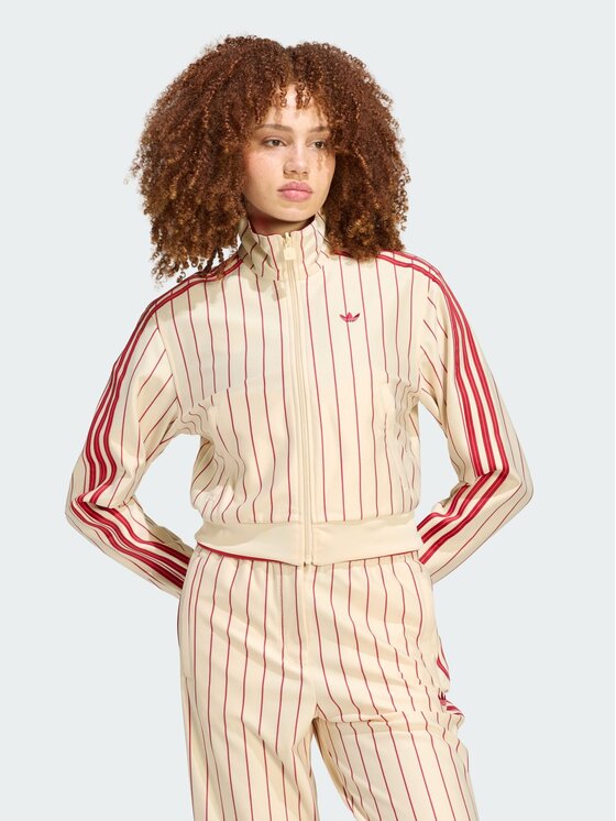adidas Bluza Reversible Firebird Track Top KT1850 Beżowy Regular Fit