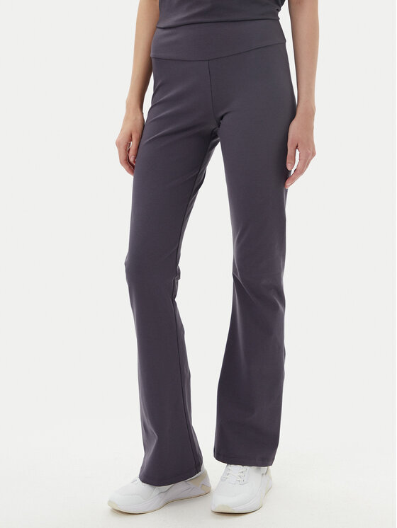 EA7 Emporio Armani Legginsy 7W000081 AF12484 U8115 Szary Flare Fit