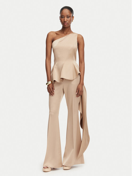 Babylon Top S00356 Beżowy Regular Fit