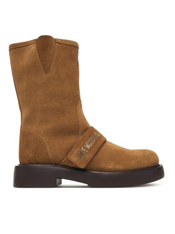LOVE MOSCHINO Botki JA24064G1PIG0210 Brązowy
