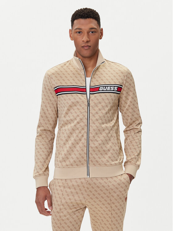 Guess Bluza Z2BQ06 K7122 Beżowy Regular Fit