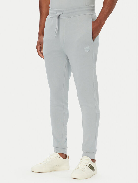 BOSS Spodnie dresowe Sestart 50509303 Szary jasny Regular Fit