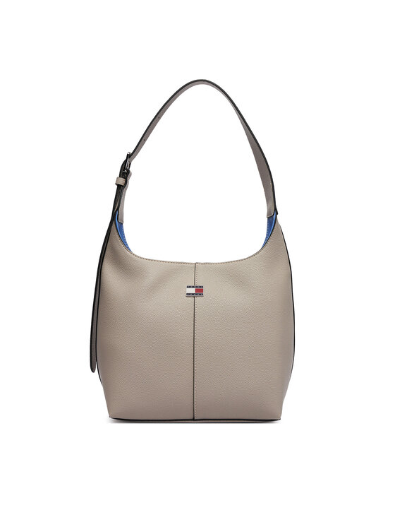 Tommy Jeans Torebka Tjw City Bucket AW0AW19062 Beżowy jasny