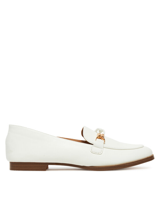 DeeZee Loafersy R8102 Biały
