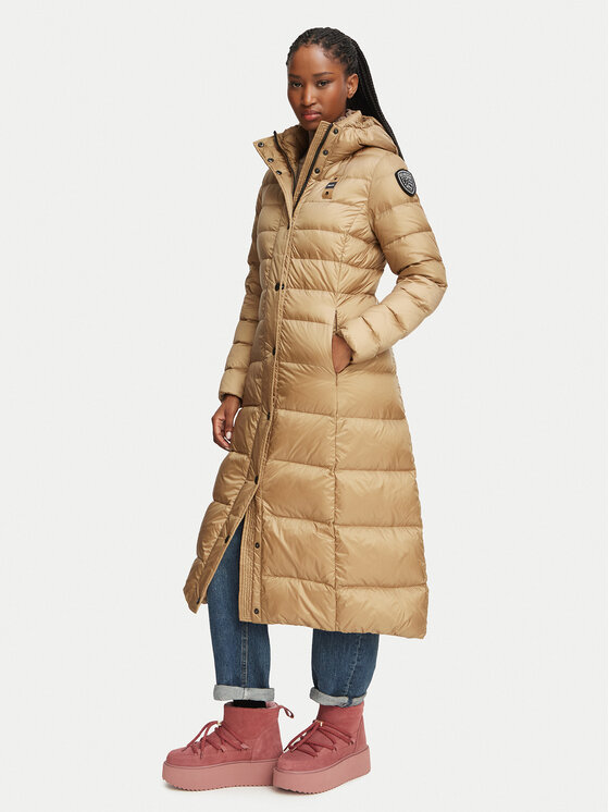 Blauer Kurtka puchowa Anita  26WBLDK03043 Brązowy Regular Fit