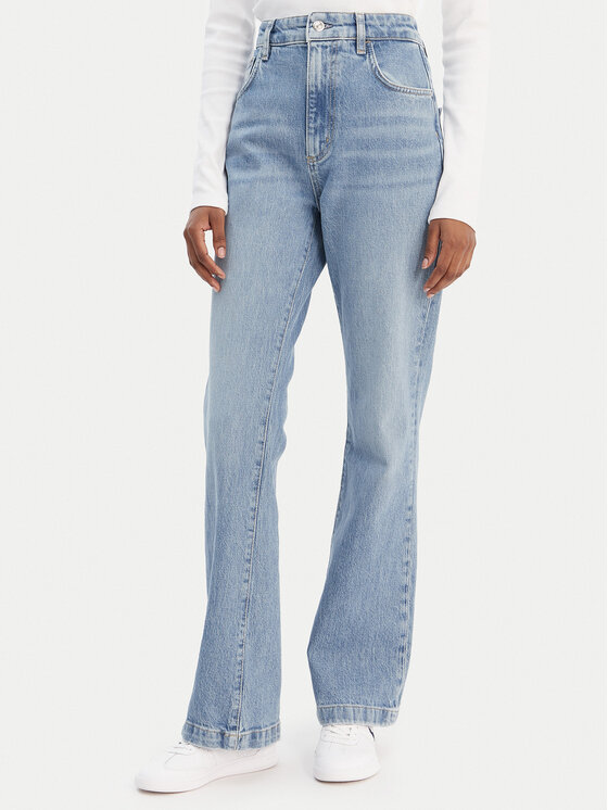 BOSS Jeansy Lyris 50552438 Niebieski Straight Leg