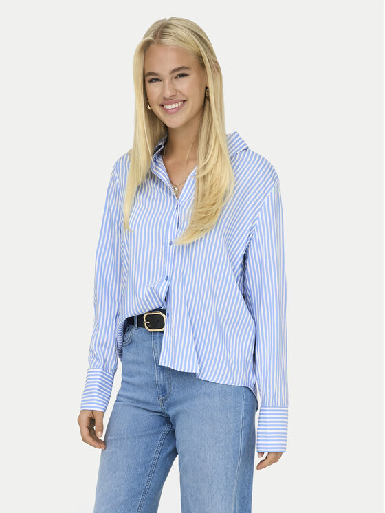ONLY Koszula Berit 15320243 Niebieski jasny Regular Fit