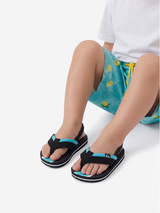 Quiksilver Sandały EO-QUILTED DUNE CQ10050TBA Czarny