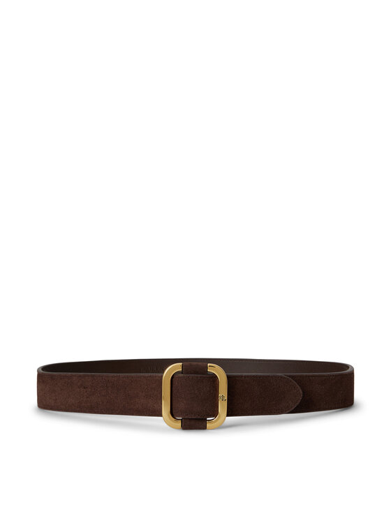 LAUREN RALPH LAUREN Pasek 412951457008 Brązowy ciemny