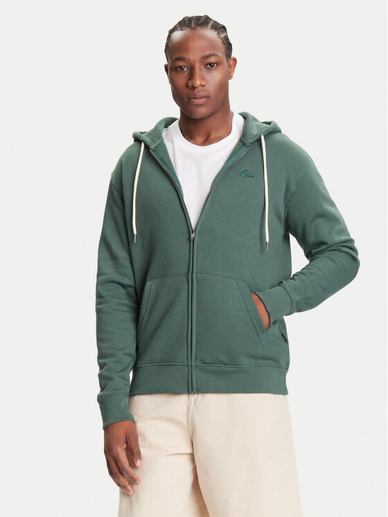 Quiksilver Bluza EQYFT05160 Zielony Regular Fit