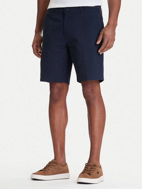 Quiksilver Szorty materiałowe EQYWS03890 Granatowy Regular Fit