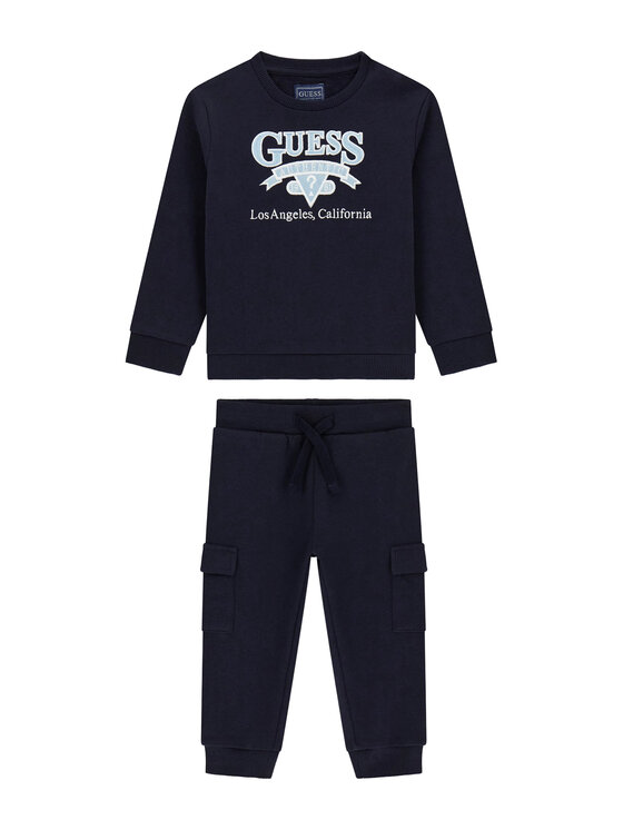 Guess Dres N6YG04 K4080 Granatowy Regular Fit