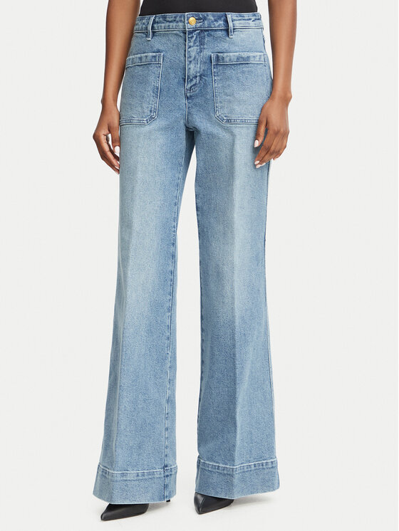 MICHAEL Michael Kors Jeansy MS6909IEB1 Niebieski Loose Fit