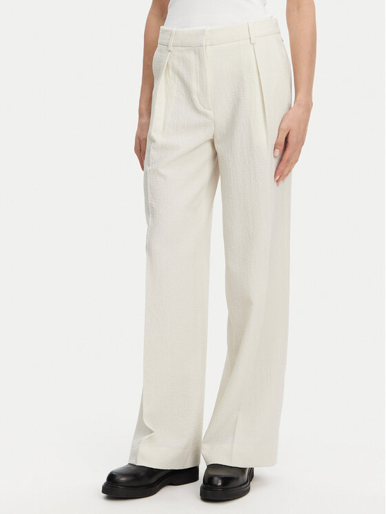 Calvin Klein Spodnie palazzo K20K208217 Beżowy Wide Leg