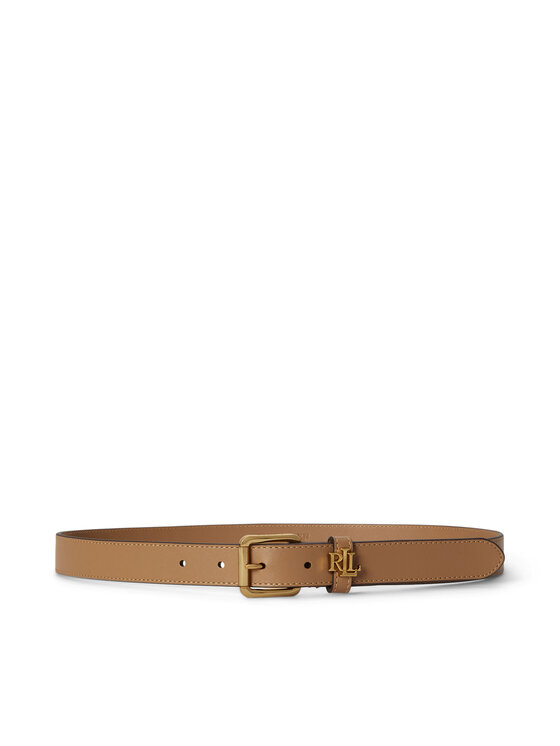 LAUREN RALPH LAUREN Pasek 412968763015 Brązowy jasny