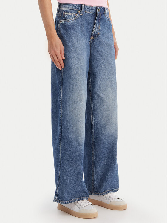 Guess Jeans Jeansy W5YA0Y D6333 Niebieski Wide Leg