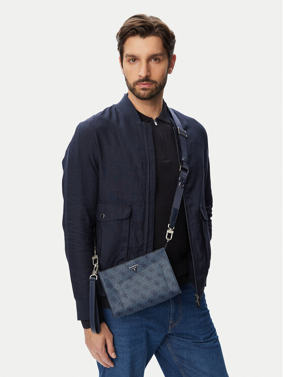 Guess Saszetka HMMILO P6157 Granatowy