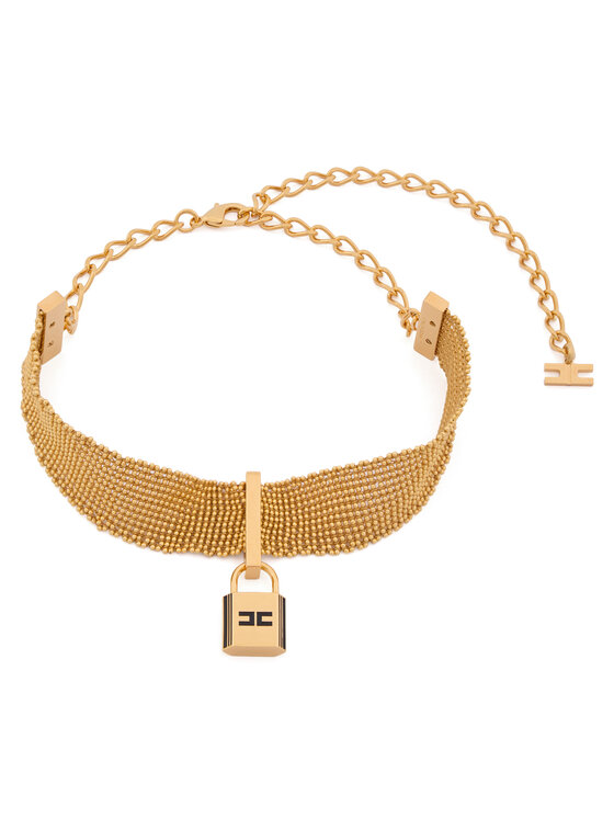 Elisabetta Franchi Choker CO-14G-67E2-V290 Złoty