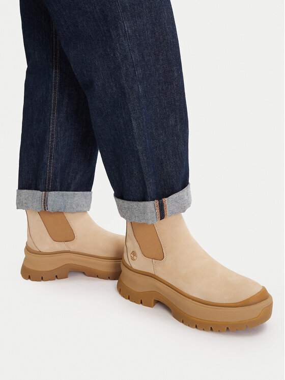 Timberland Sztyblety Roxie Lane Mid TB0A28XMEN71 Beżowy