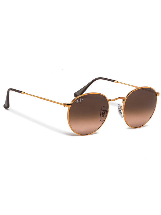 Ray-Ban Okulary przeciwsłoneczne Round Metal 0RB3447 9001A5 Brązowy