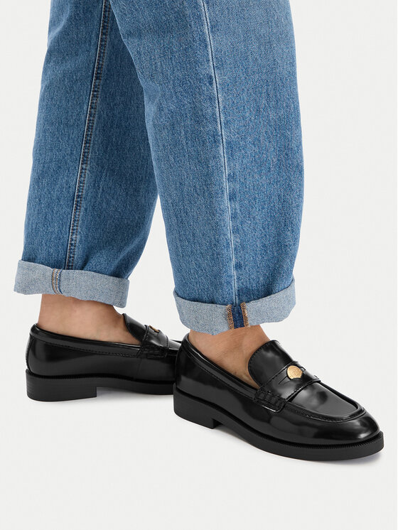 Liu Jo Loafersy Preppy 01 SF5129 PX362 Czarny