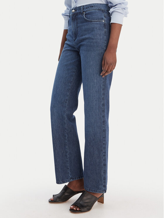Marella Jeansy 2613181024 Niebieski Wide Leg