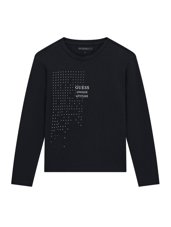 Guess Bluzka J6BI30 K5832 Czarny Regular Fit