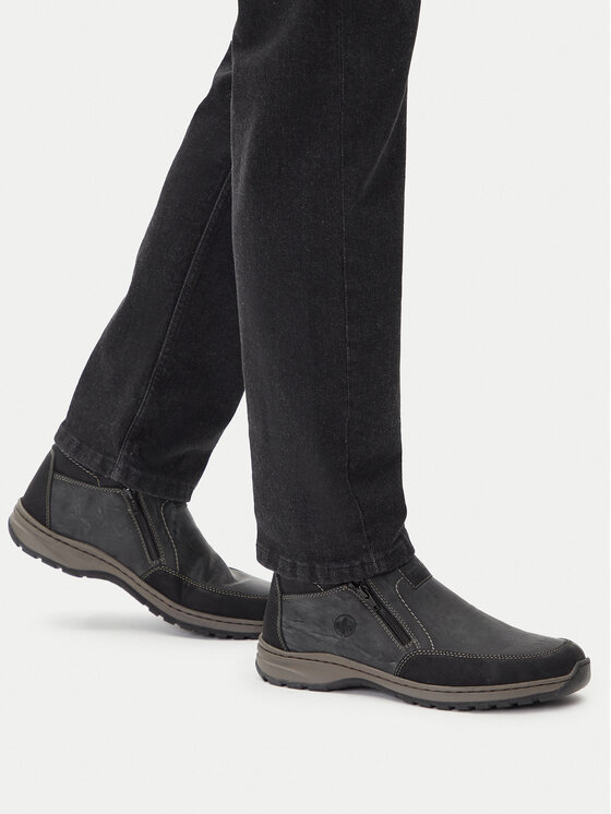 Rieker Botki 03352-45 Czarny