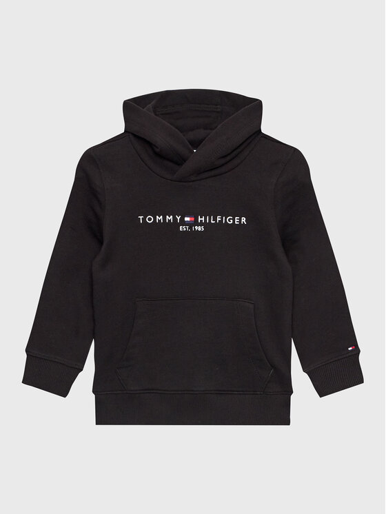Tommy Hilfiger Bluza Essential KS0KS00213 M Czarny Regular Fit