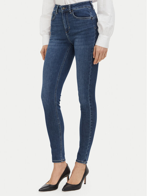 Liu Jo Jeansy UF6013 D0305 Granatowy Skinny Fit