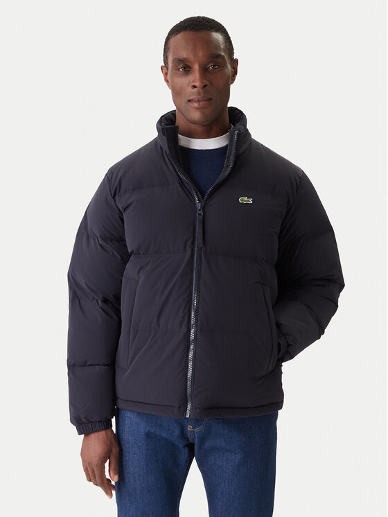 Lacoste Kurtka puchowa BH5154 Granatowy Regular Fit