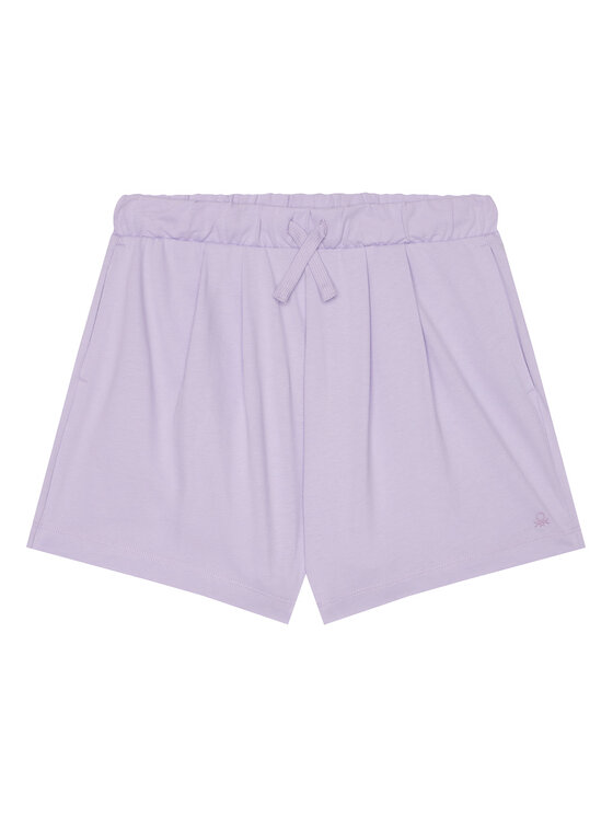 United Colors Of Benetton Szorty sportowe 3BL0C903I Fioletowy Regular Fit