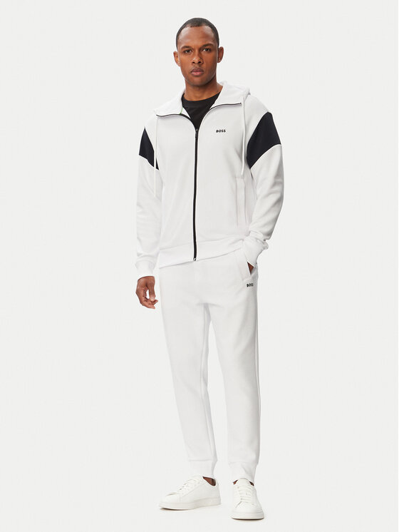 BOSS Dres SW 50569918 Biały Regular Fit