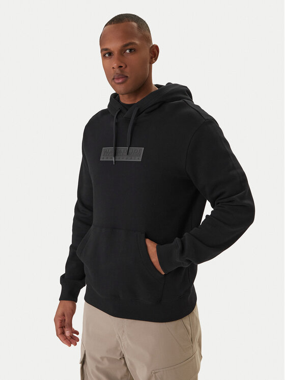 Napapijri Bluza B-Box NP0A4I7V Czarny Relaxed Fit