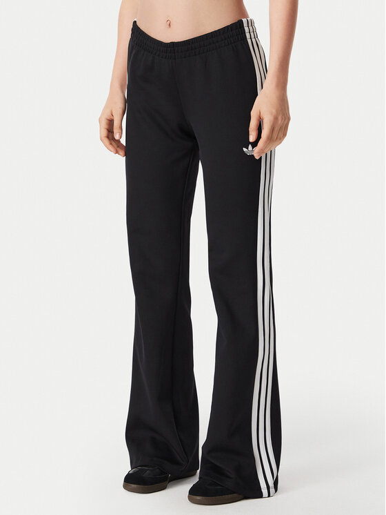 adidas Spodnie dresowe 3S Flared KQ6424 Czarny Regular Fit