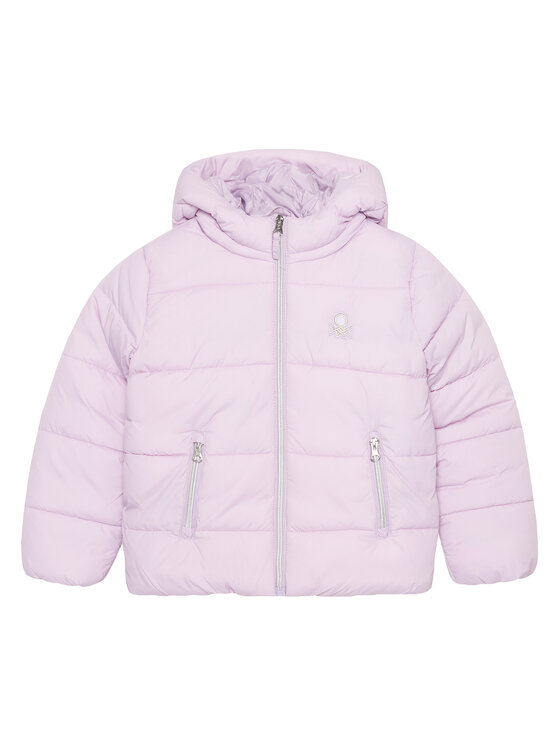 United Colors Of Benetton Kurtka zimowa 2LETCN04Y Różowy Regular Fit