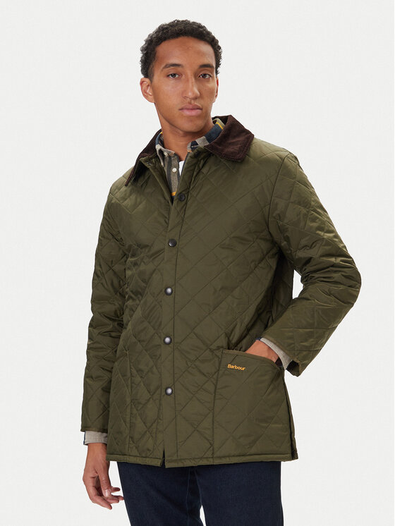Barbour Kurtka przejściowa MQU0001OL91 Khaki Regular Fit
