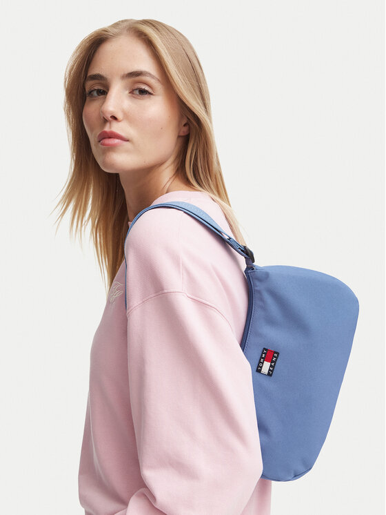 Tommy Jeans Torebka Tjw Ess Daily Shoulder Bag AW0AW18768 Niebieski