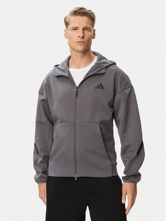 adidas Bluza Z.N.E. Full Zip KX7689 Szary Regular Fit