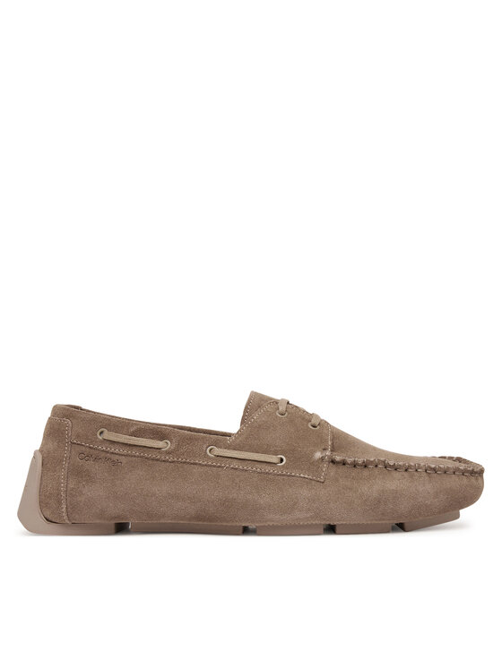 Calvin Klein Mokasyny Driver Boat Su HM0HM02084 Beżowy