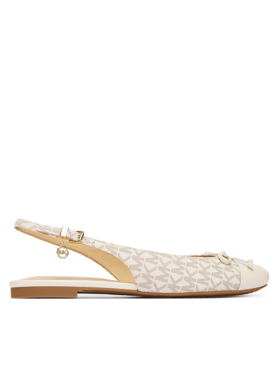 MICHAEL Michael Kors Baleriny Piper 40S6PIFP1B Kremowy