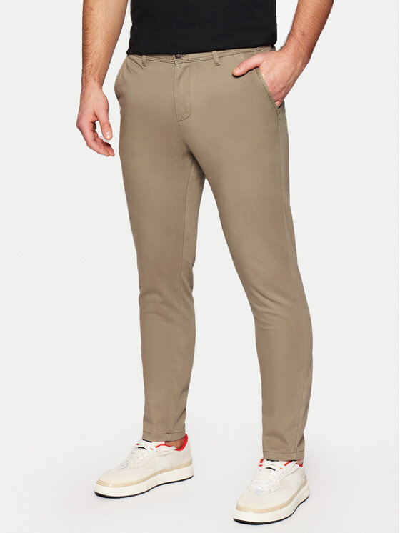 Jack & Jones Chinosy Marco Bowie 12150160 Beżowy Slim Fit