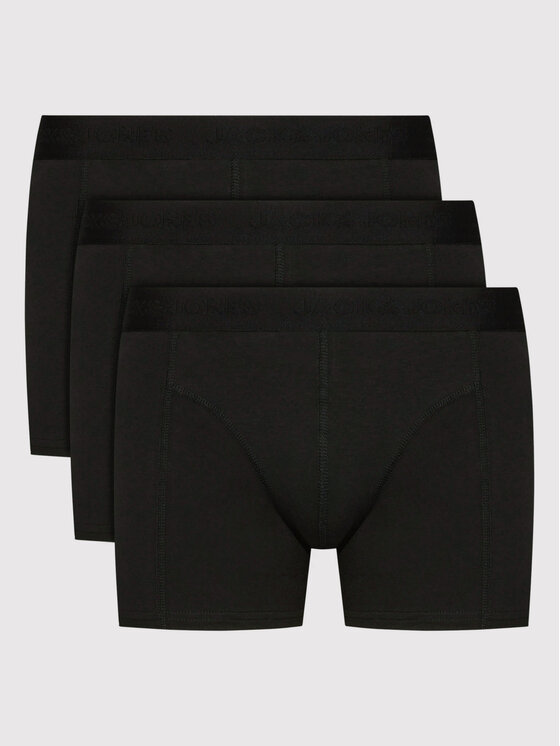Jack & Jones Komplet bokserek Waistband 12127816 Czarny