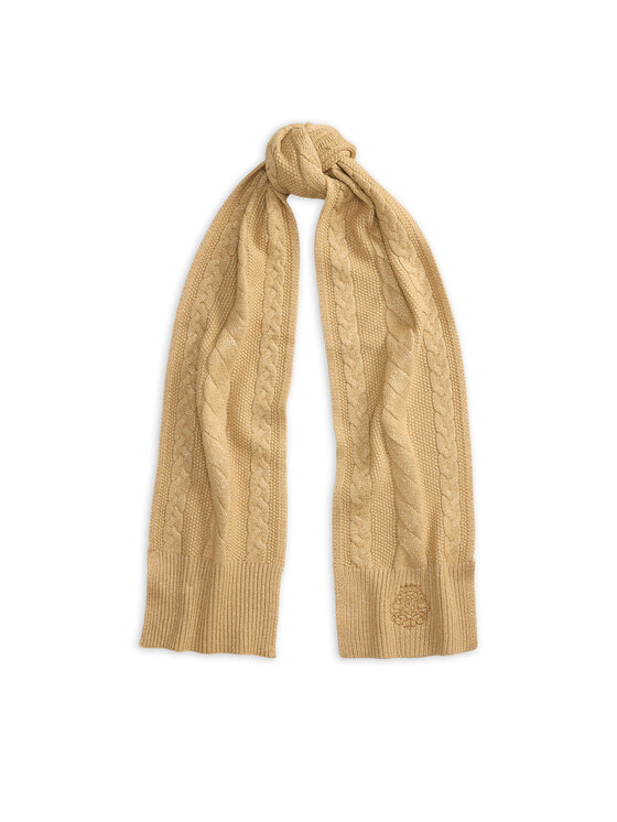 LAUREN RALPH LAUREN Szalik 454P23550001 Brązowy jasny