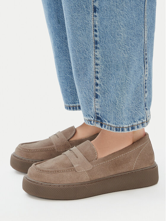 Lasocki Loafersy CEO-WI23-CRICKIT-06 Beżowy ciemny