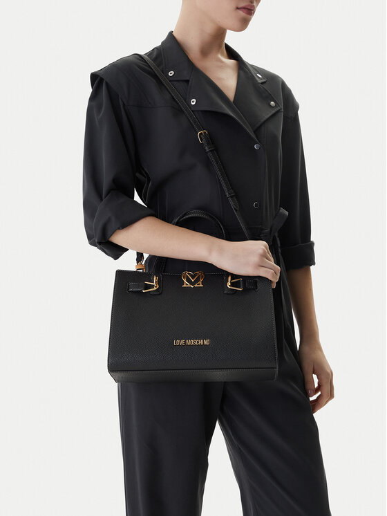 LOVE MOSCHINO Torebka JC4126PP1OLM0000 Czarny