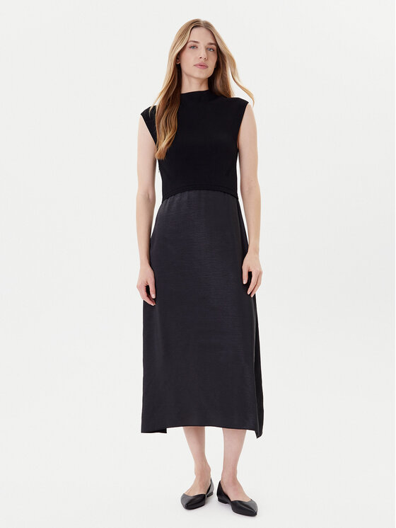 BOSS Sukienka codzienna Ferdolini 50542873 Czarny Regular Fit
